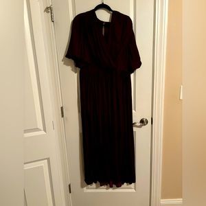 Banana Republic Factory Plum Midi Dress